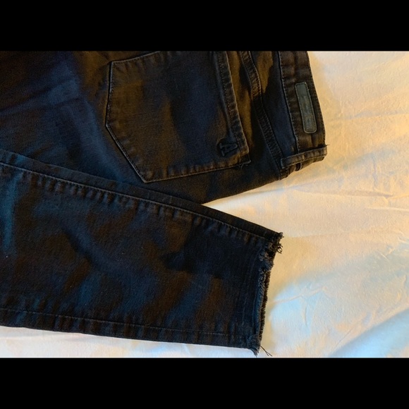 Articles of Society black skinny rough hem jeans. - Picture 3 of 5